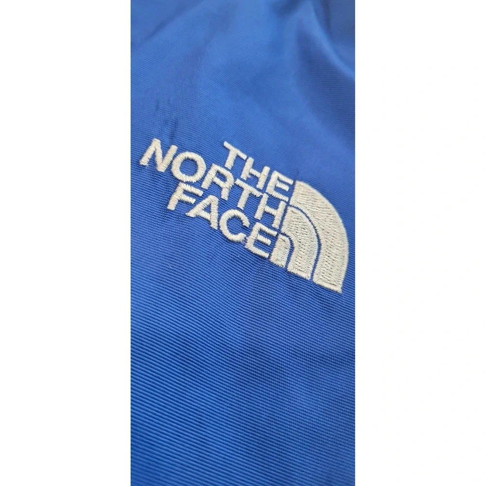 Vintage 90s The North Face Men's Gore-Tex Mountain Jacket Blue Black Hooded L